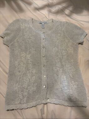 Autumn cashmere cotton button up